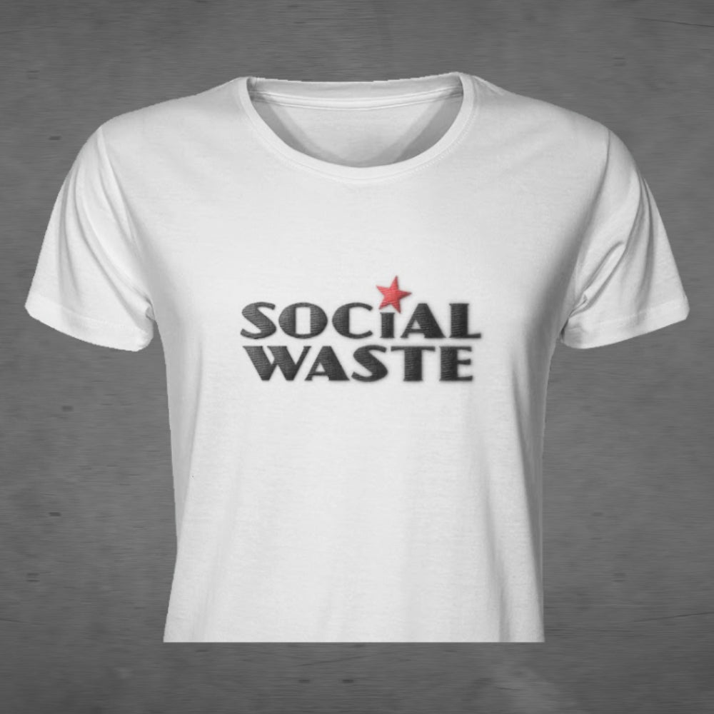 T-Shirt λευκό κέντημα